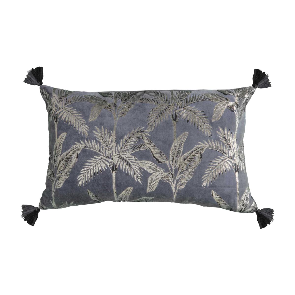 Metallic Palm Cushion Cotton | Barker & Stonehouse