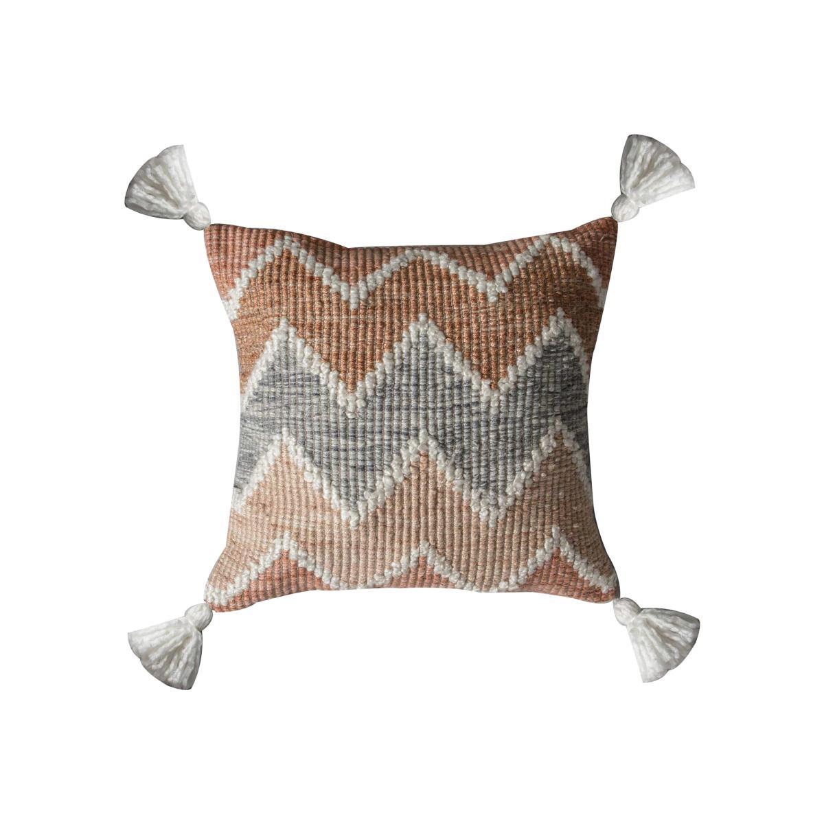 Knitted Zig Zag Cushion