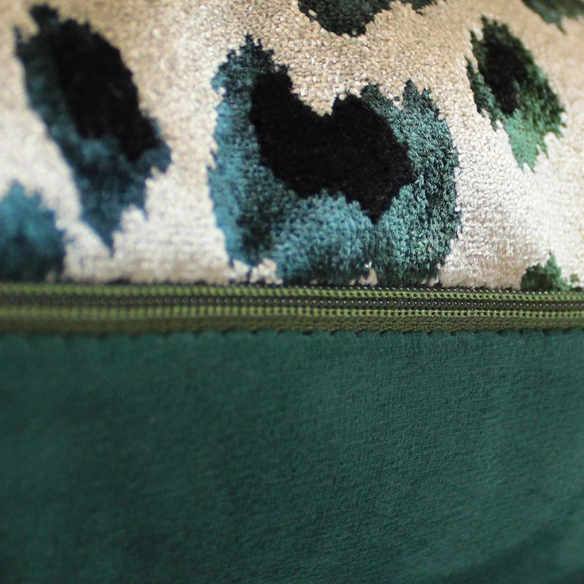 Green Leopard Cushion Fabric | Barker & Stonehouse – image 3