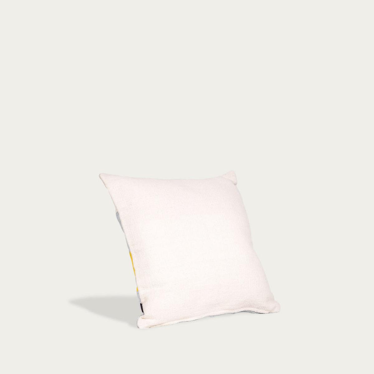Grey Jamakhan Stripe Handwoven Cushion – image 2