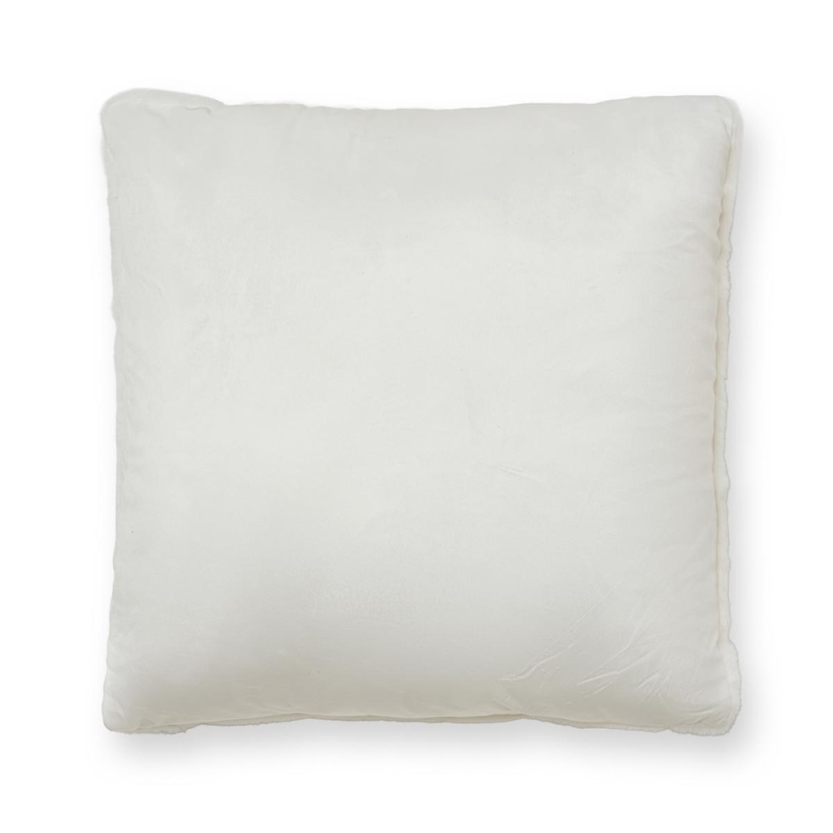 Christmas Sparkling Snowflakes Cushion, White – image 4