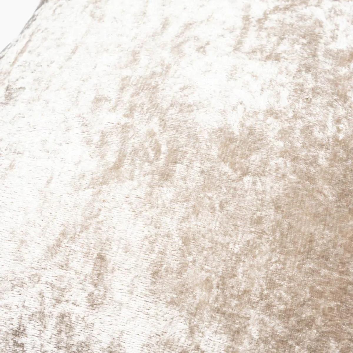 Luxury Crushed Velvet Cushion, Champagne – image 3