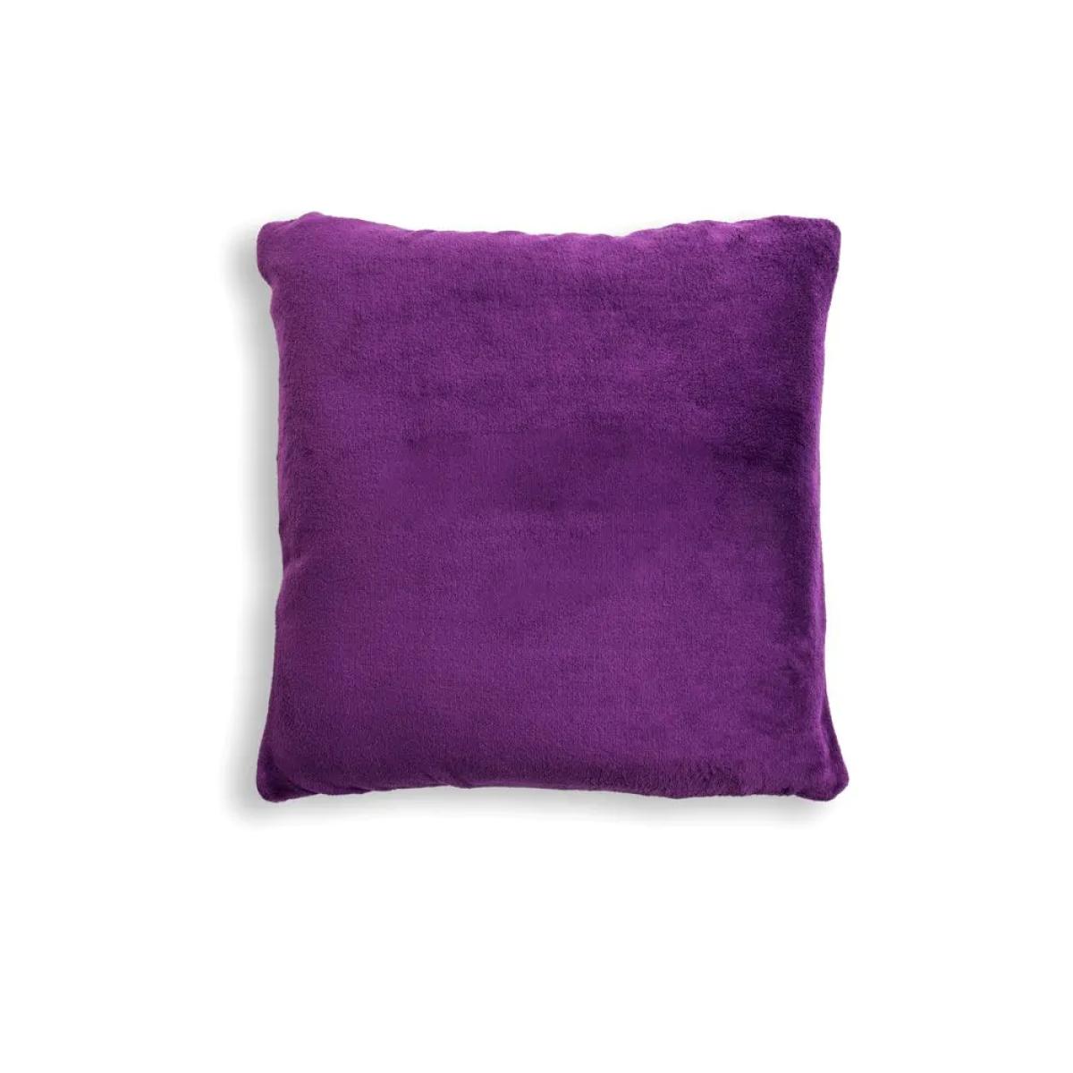 Large Microfleece Cushion, Plum – image 2