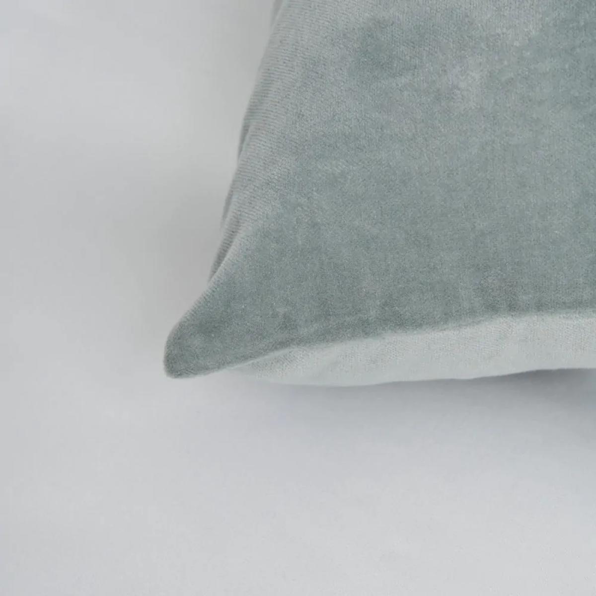 Matte Velvet Cushion, Sage – image 3