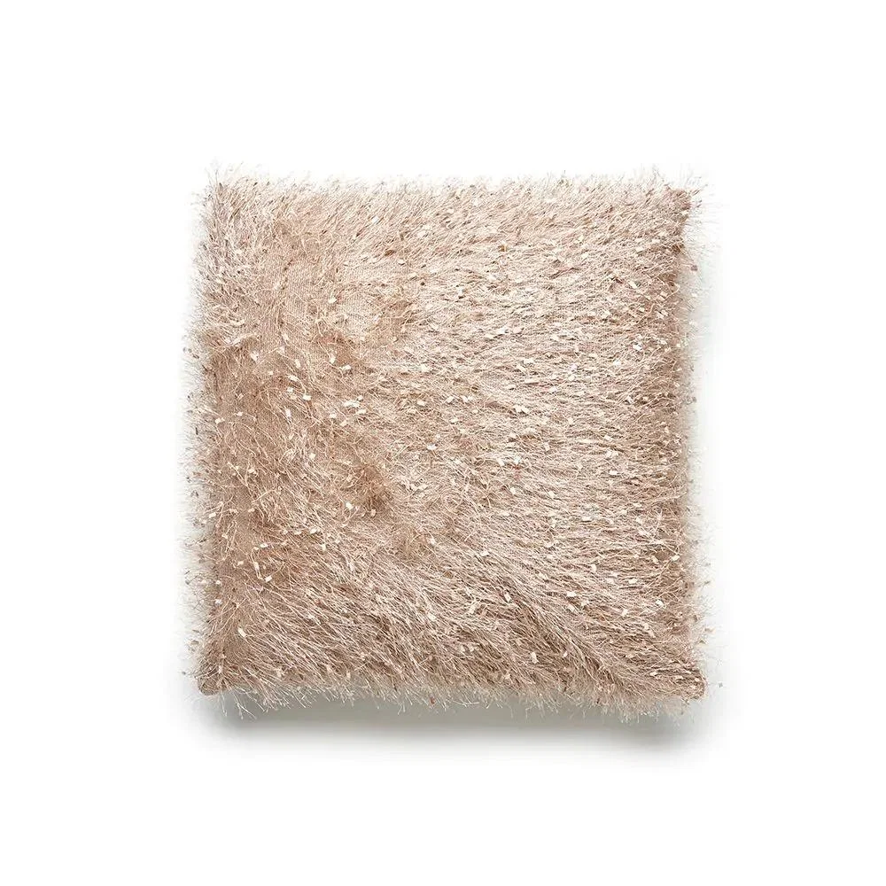 Pollyanna Knitted Cushion, Champagne – image 2