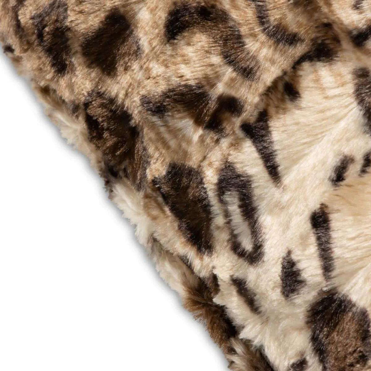 Animal Print Cushion, Brown – image 3