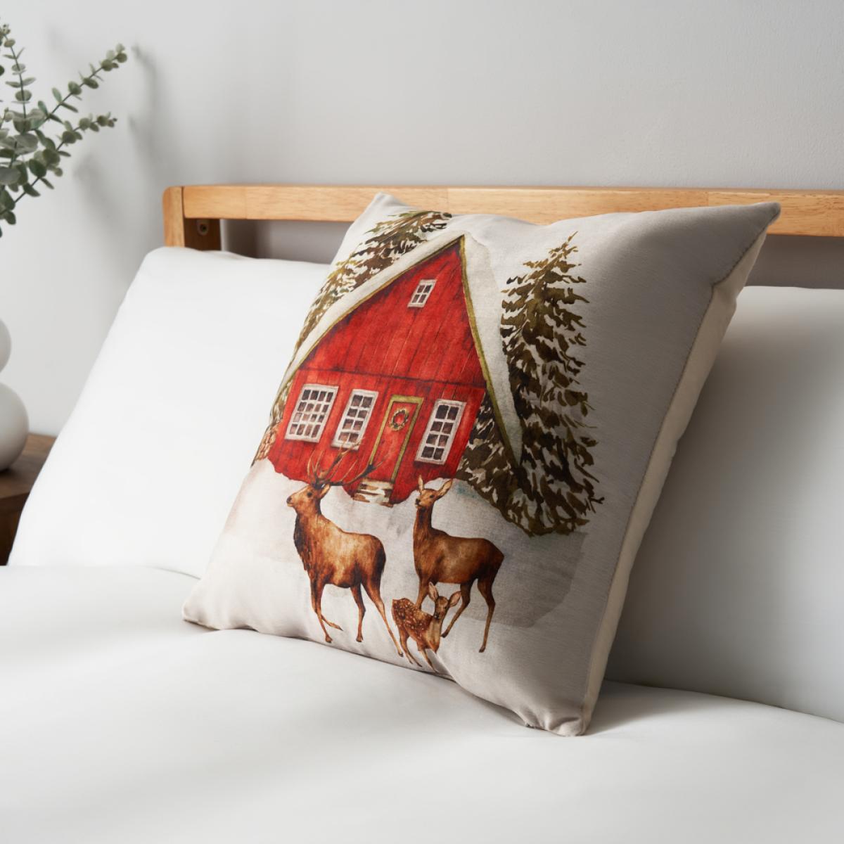 Winter Home Cushion, Natural – image 1