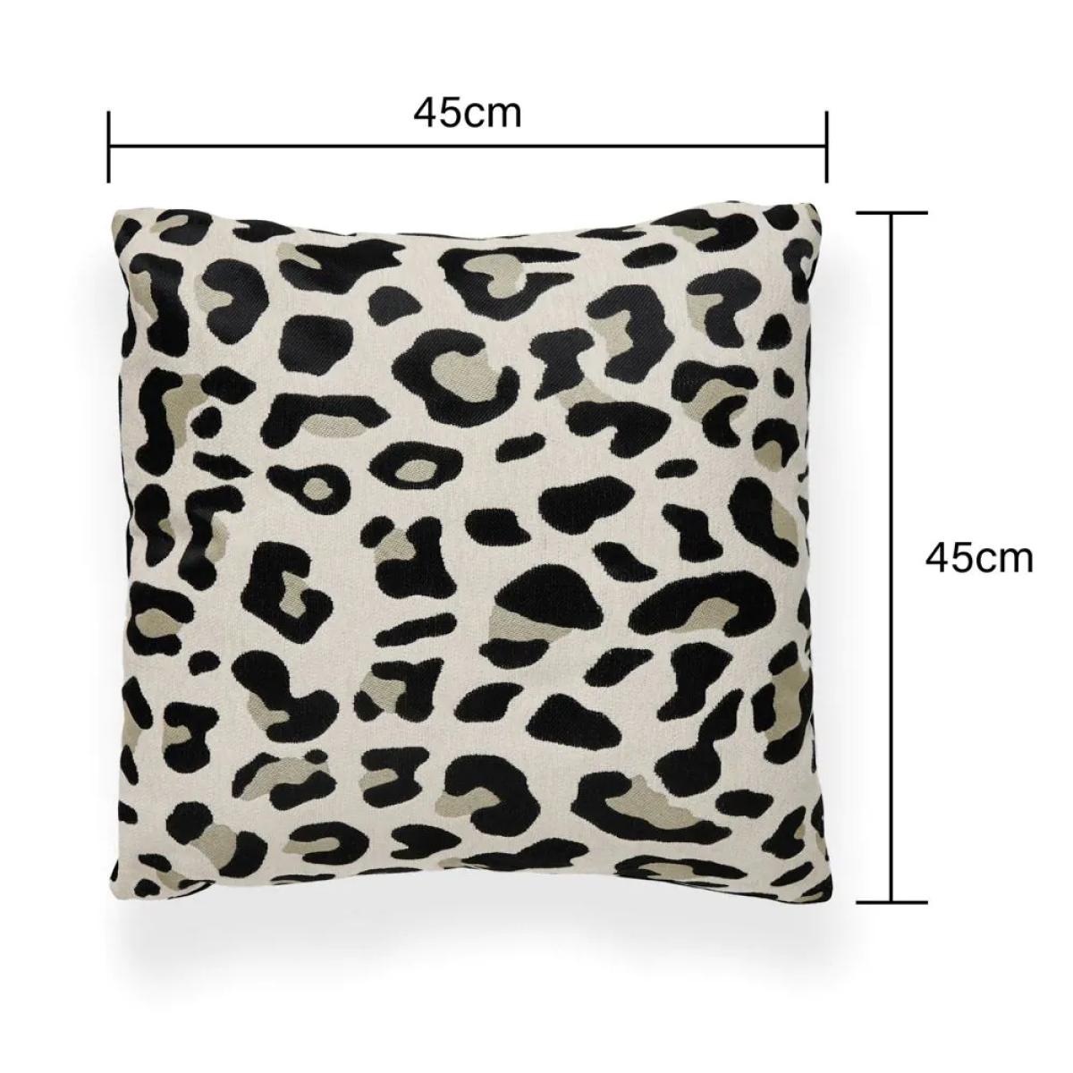 Gata Animal Print Cushion, Black – image 5