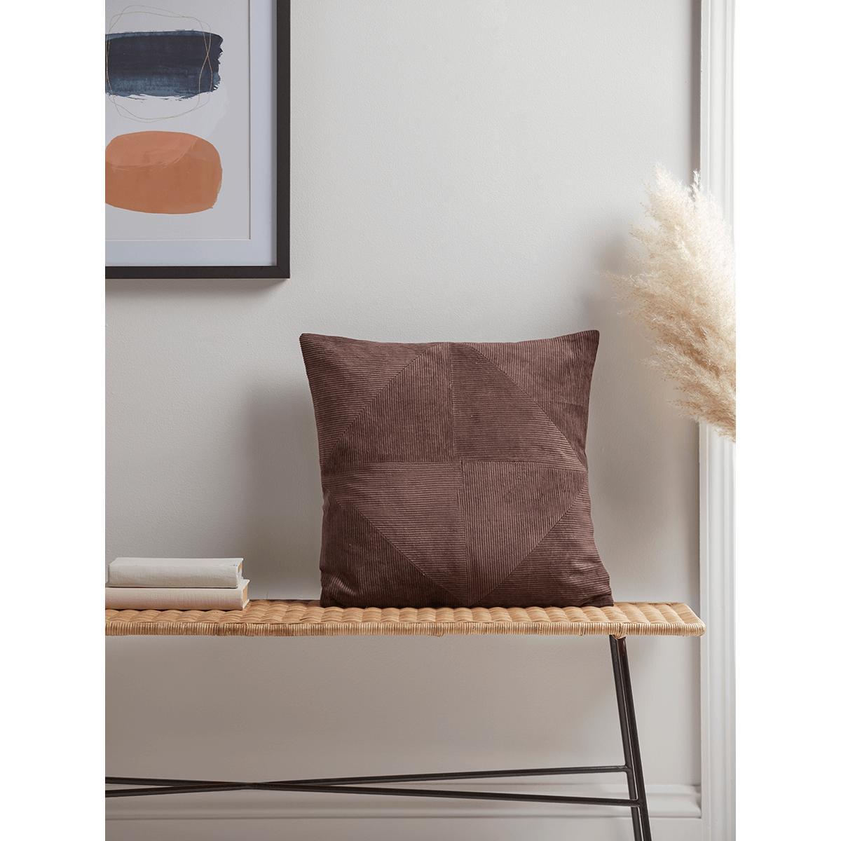 NEW Corduroy Cushion - Burgundy – image 1