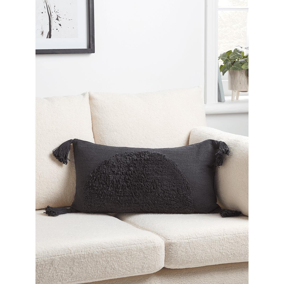 Textured Sun Cushion - Black – image 1