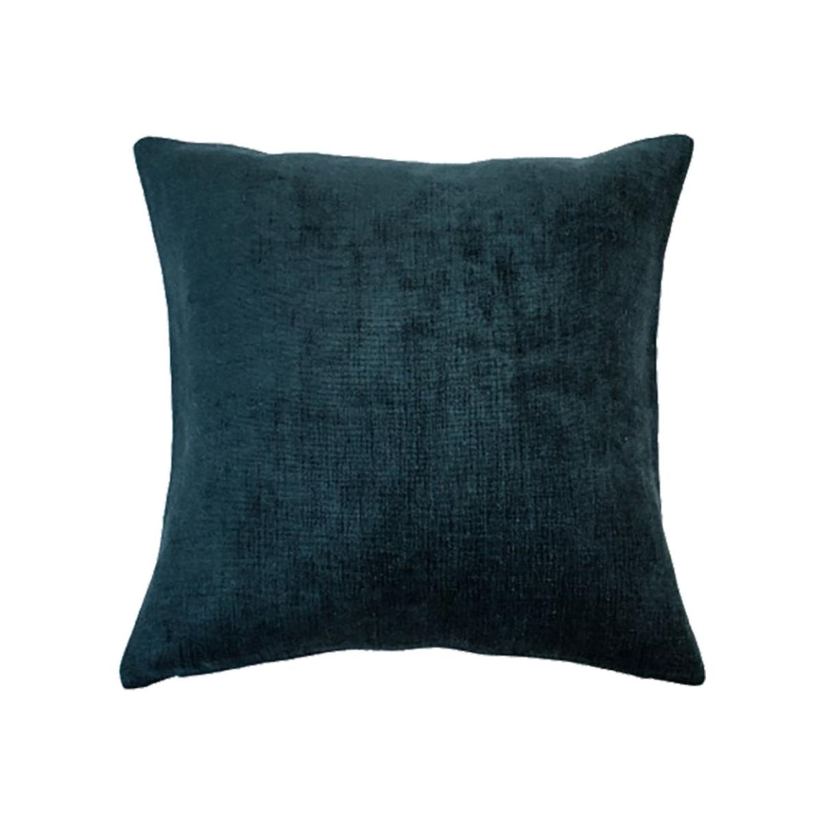 Knutsford Soft Velvet Cushion, Dark Teal