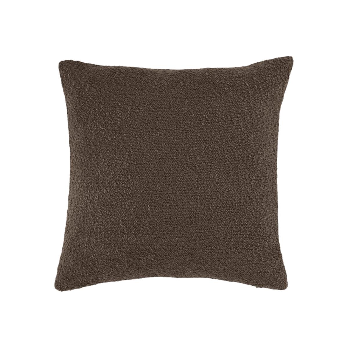 Cranbrook Boucle Cushion, Chocolate Brown