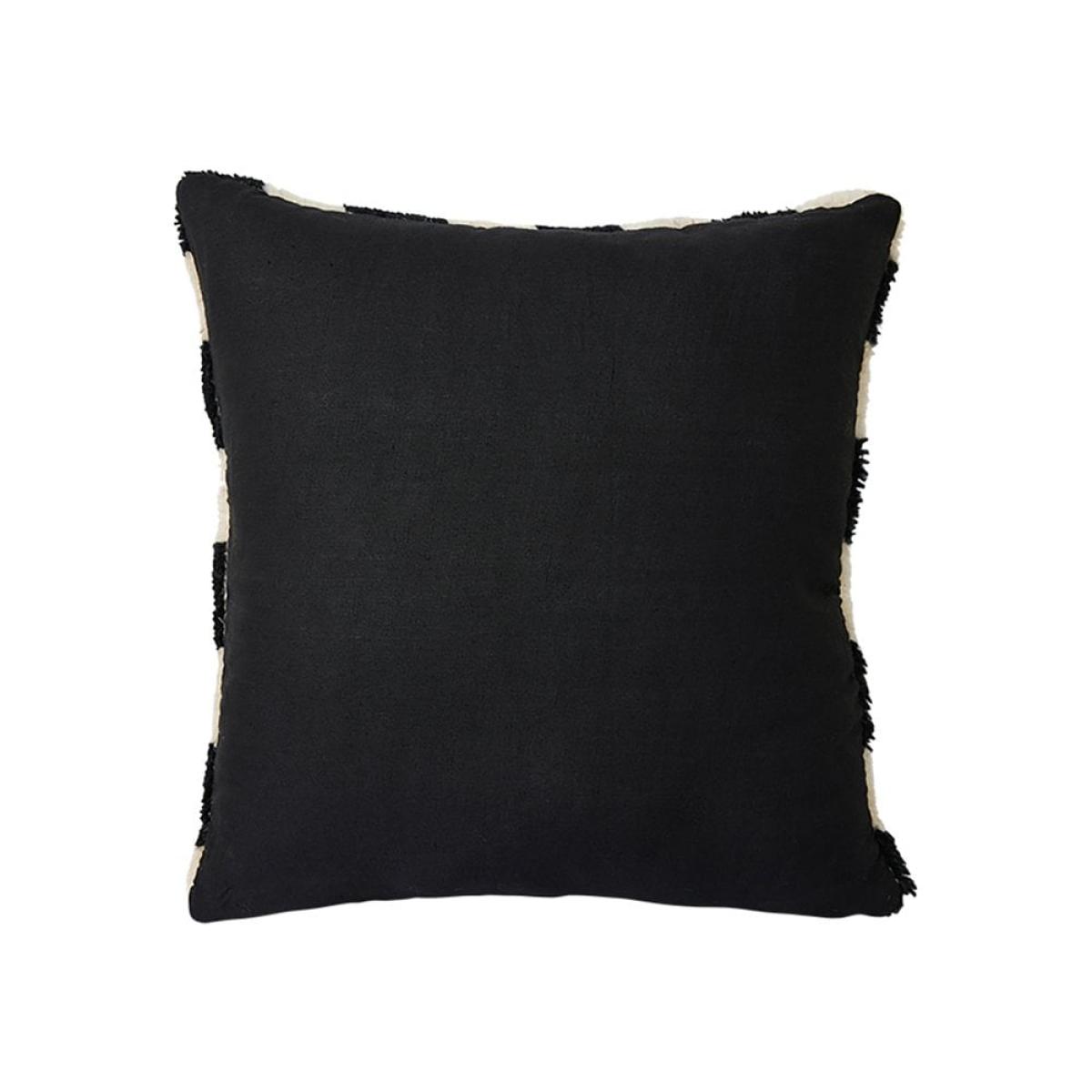 HKliving Woolen Cushion Black & White Statement – image 4