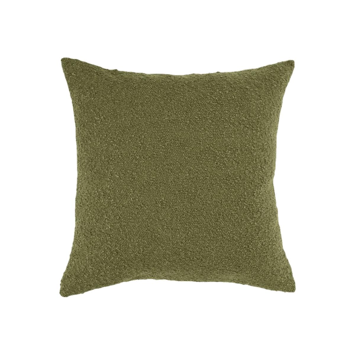 Cranbrook Boucle Cushion, Moss Green