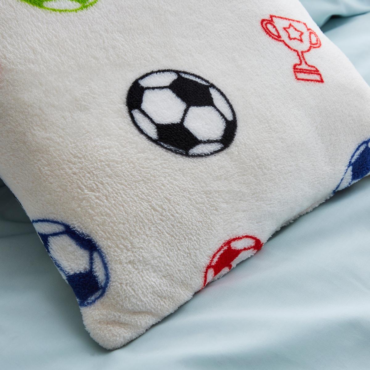 Football Fleece Cushion MultiColoured – image 2