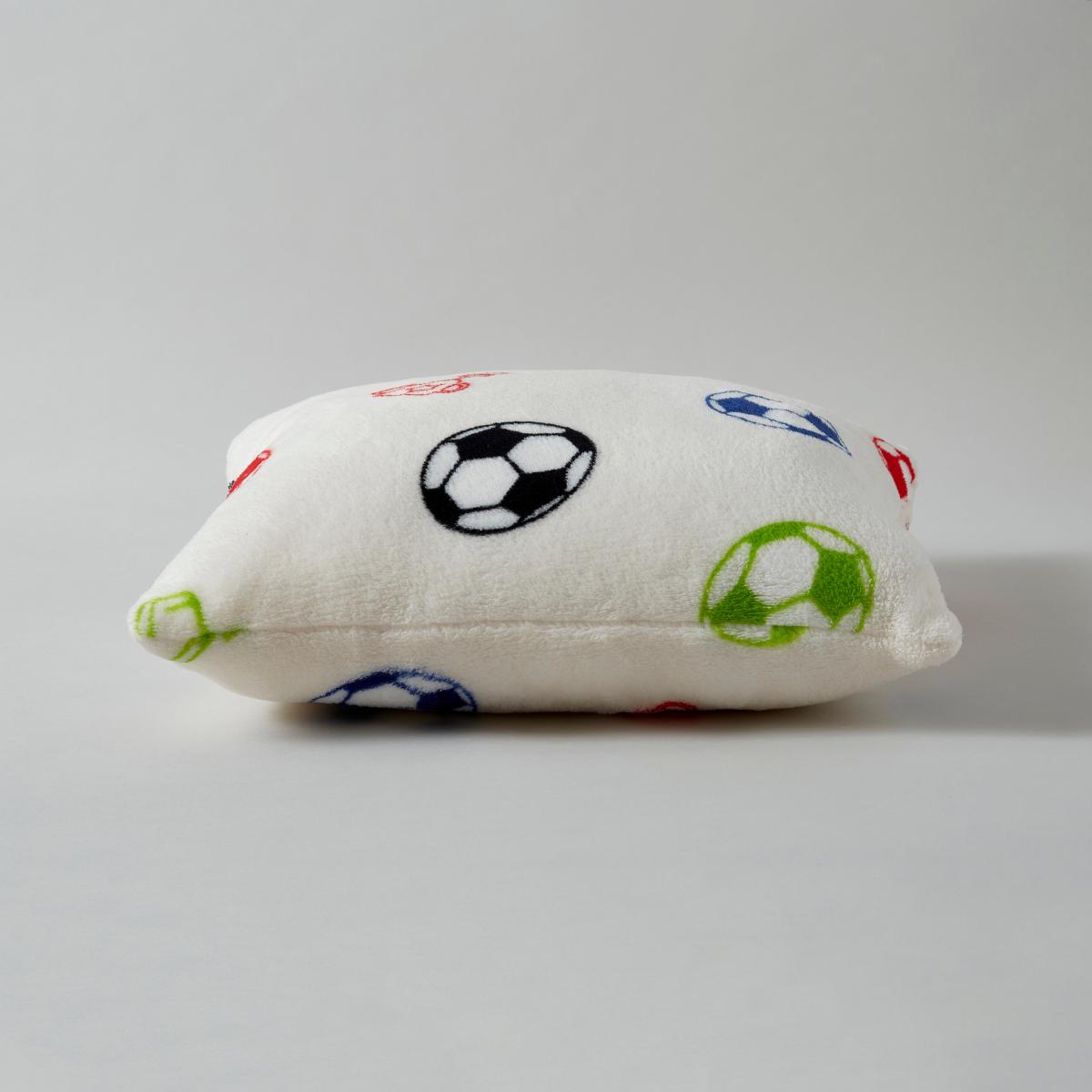 Football Fleece Cushion MultiColoured – image 4