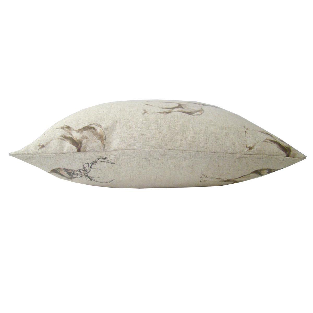 Stag Print Cushion Cover Cream – image 2