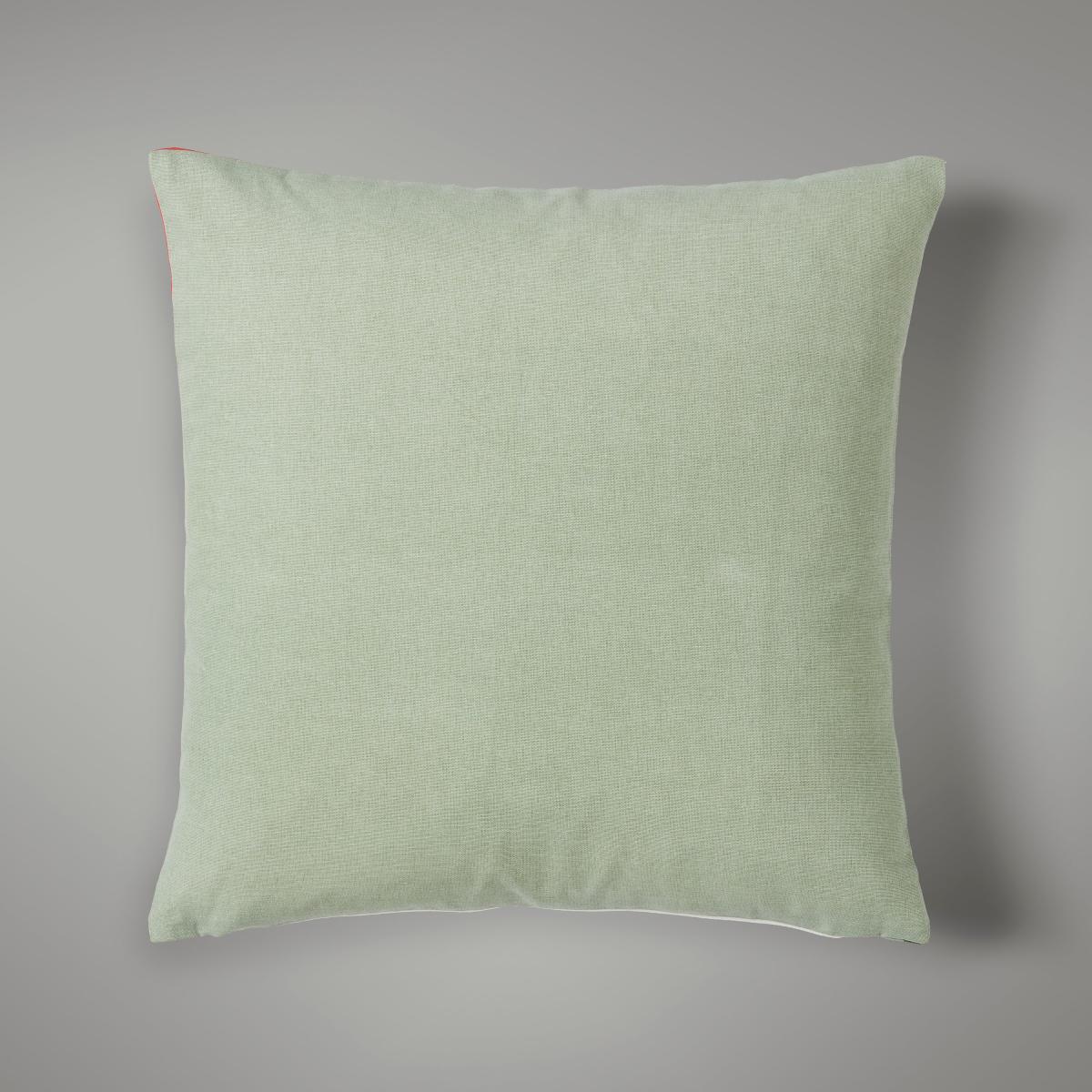 Elements Leopard Cushion Yellow/Green/White – image 2