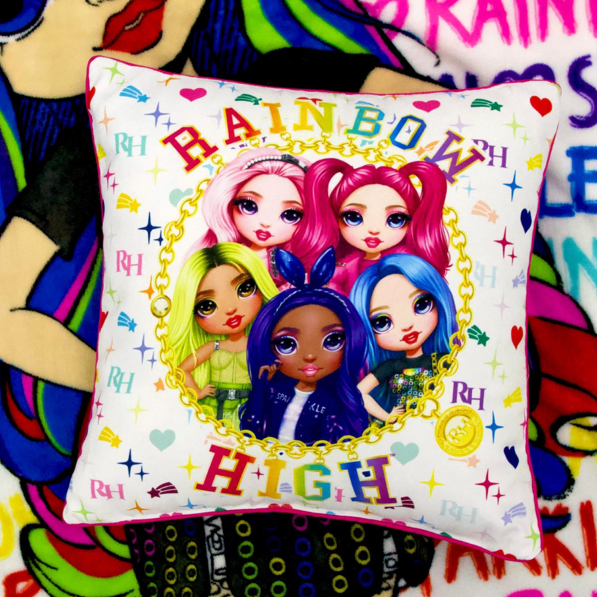 Rainbow High Sparkle Cushion MultiColoured – image 3
