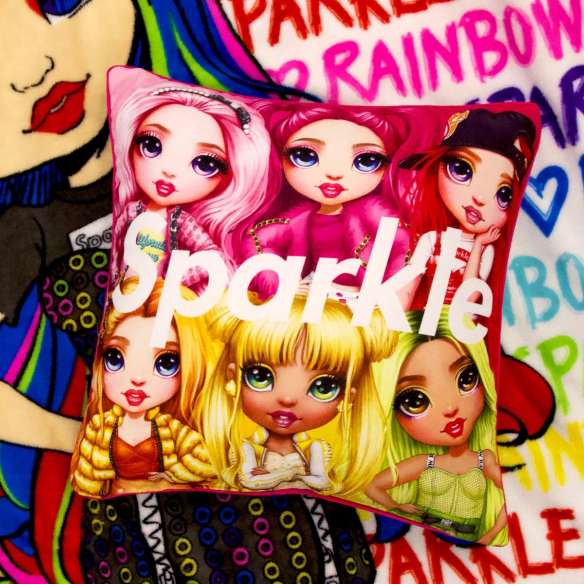 Rainbow High Sparkle Cushion MultiColoured – image 4