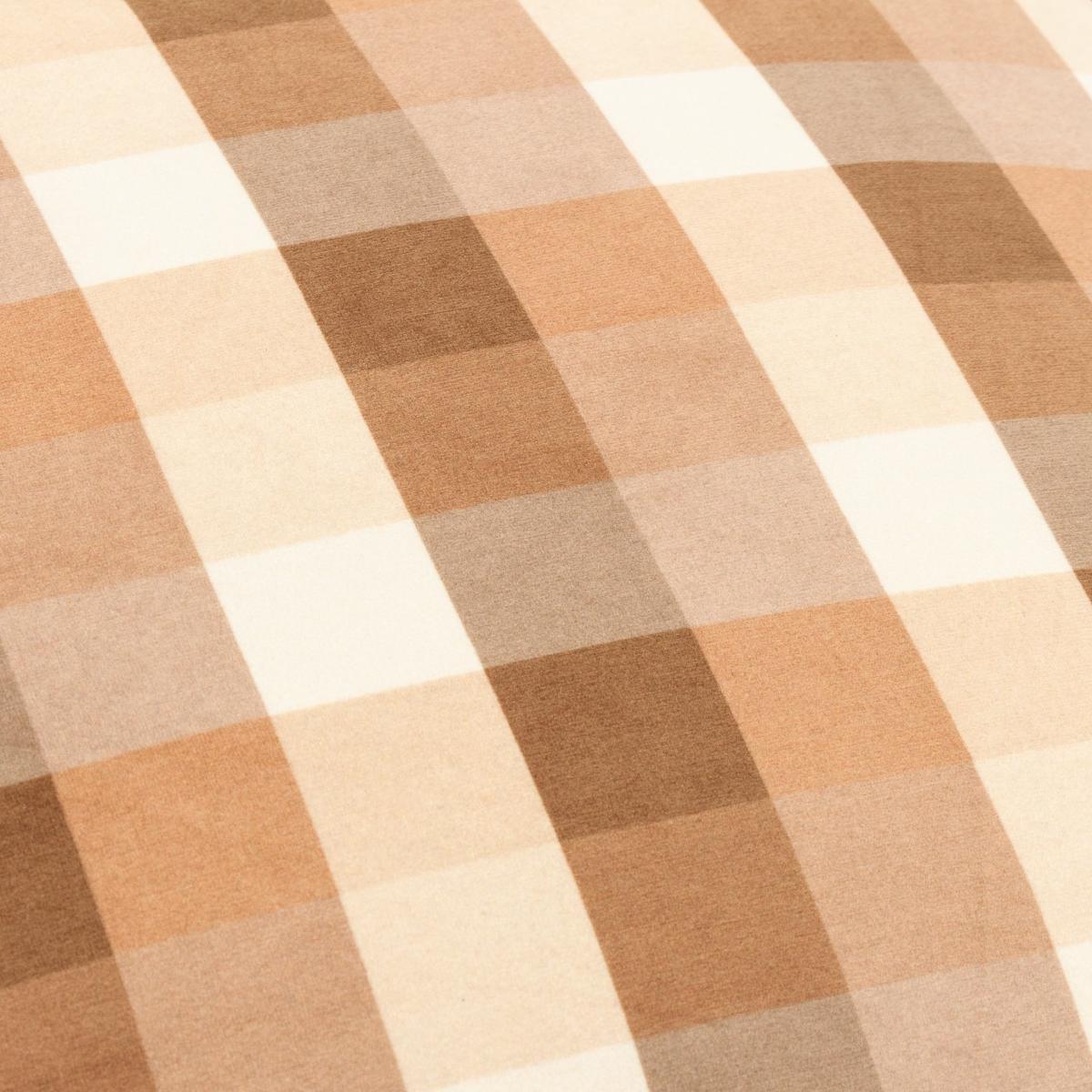 Check Square Cushion Natural – image 3