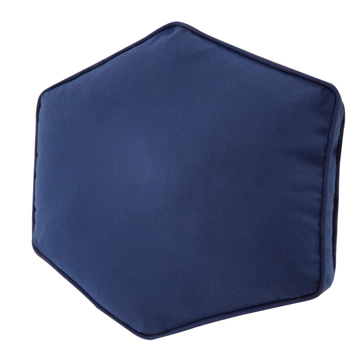 Hexagon Cushion Navy (Blue) – image 2