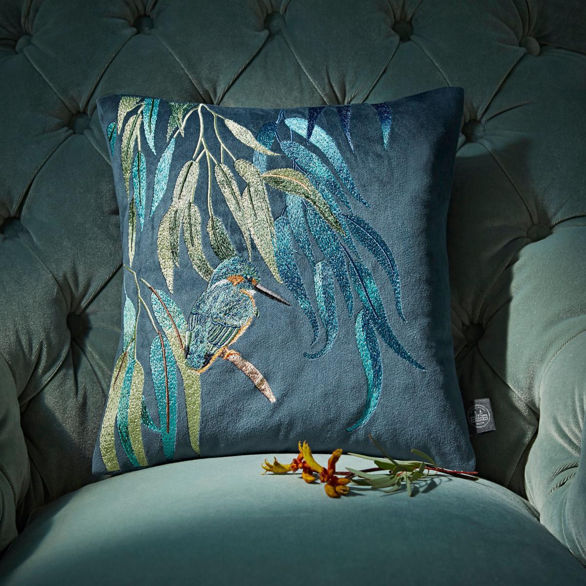 Kingfisher Cushion Peacock – image 2