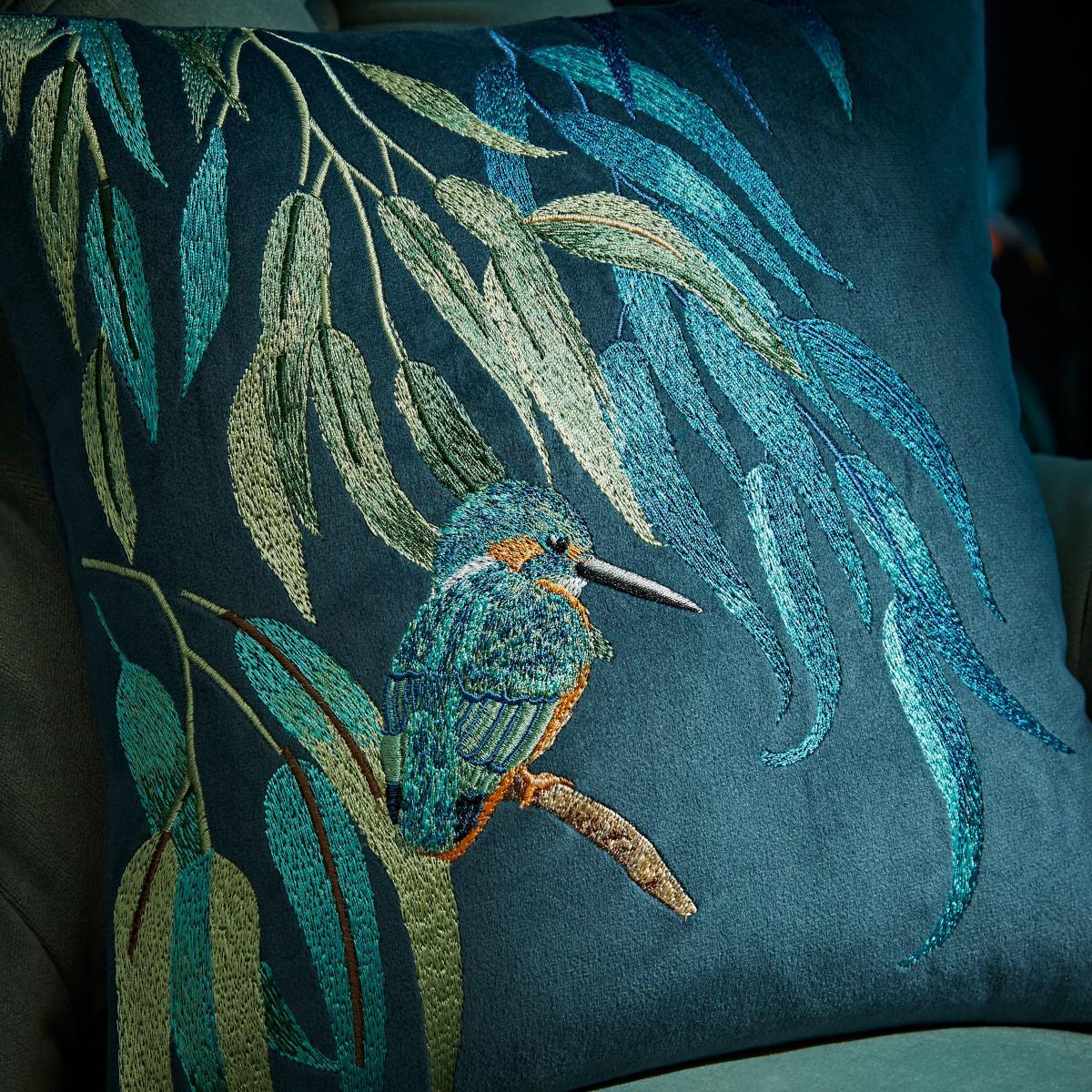 Kingfisher Cushion Peacock – image 3