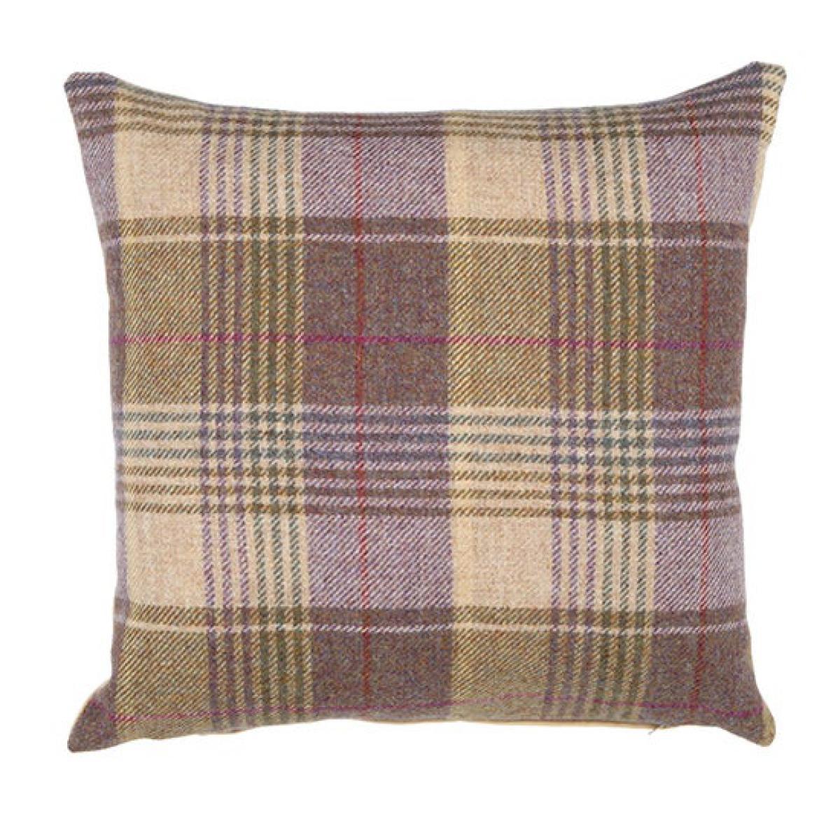 Tweed Woven Cushion Red – image 7