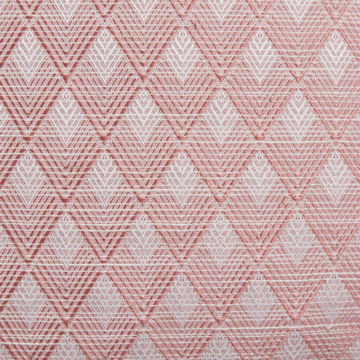 Deco Geo Rose Cushion Cover Pink and White – image 2