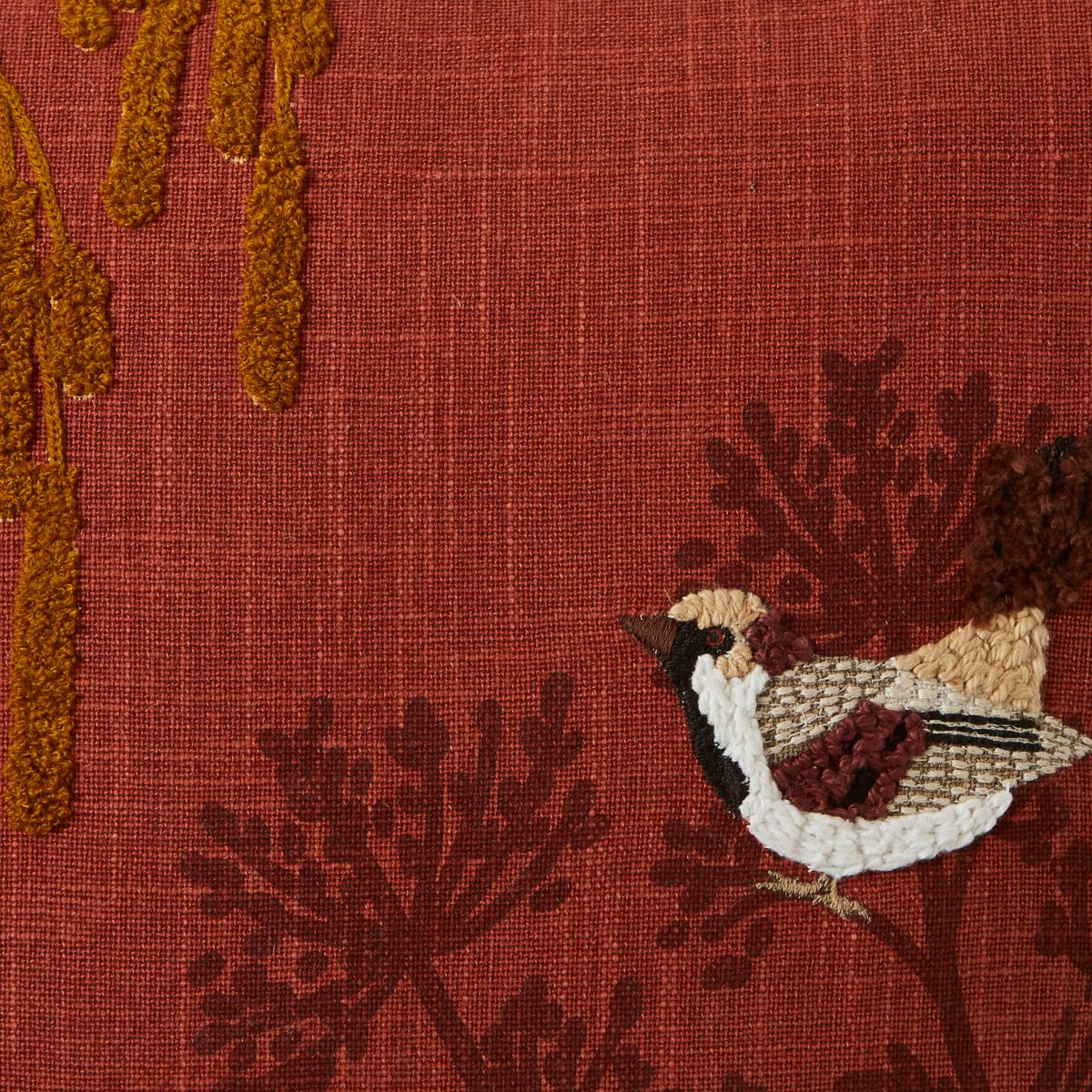 House Sparrow Cushion Orange Umber – image 6