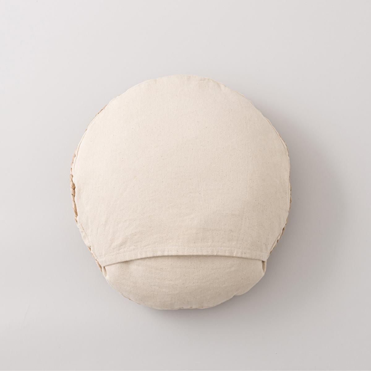 Jute Circular Cushion Natural – image 5