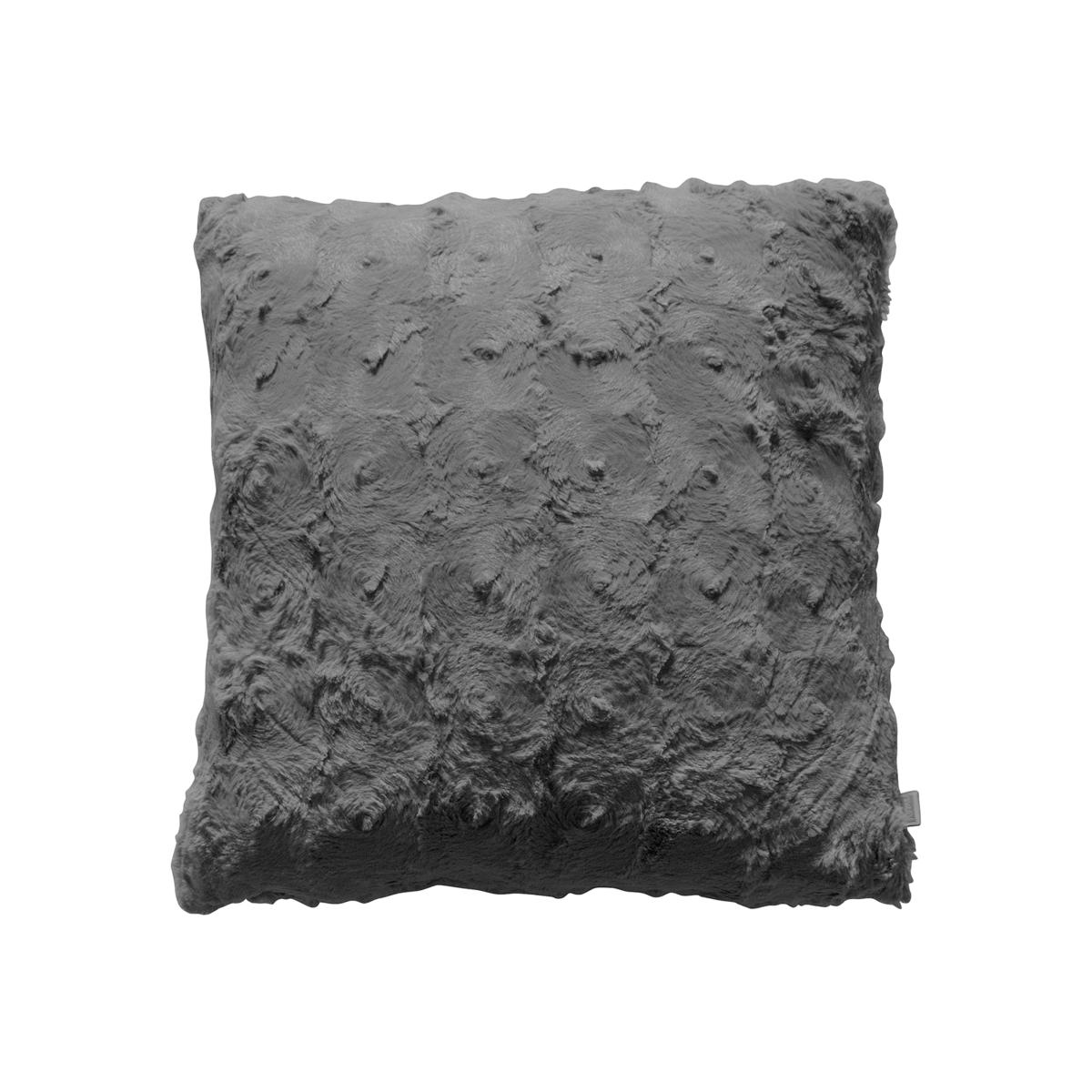 Stamford Fur Cushion Gunmetal (Grey) – image 1