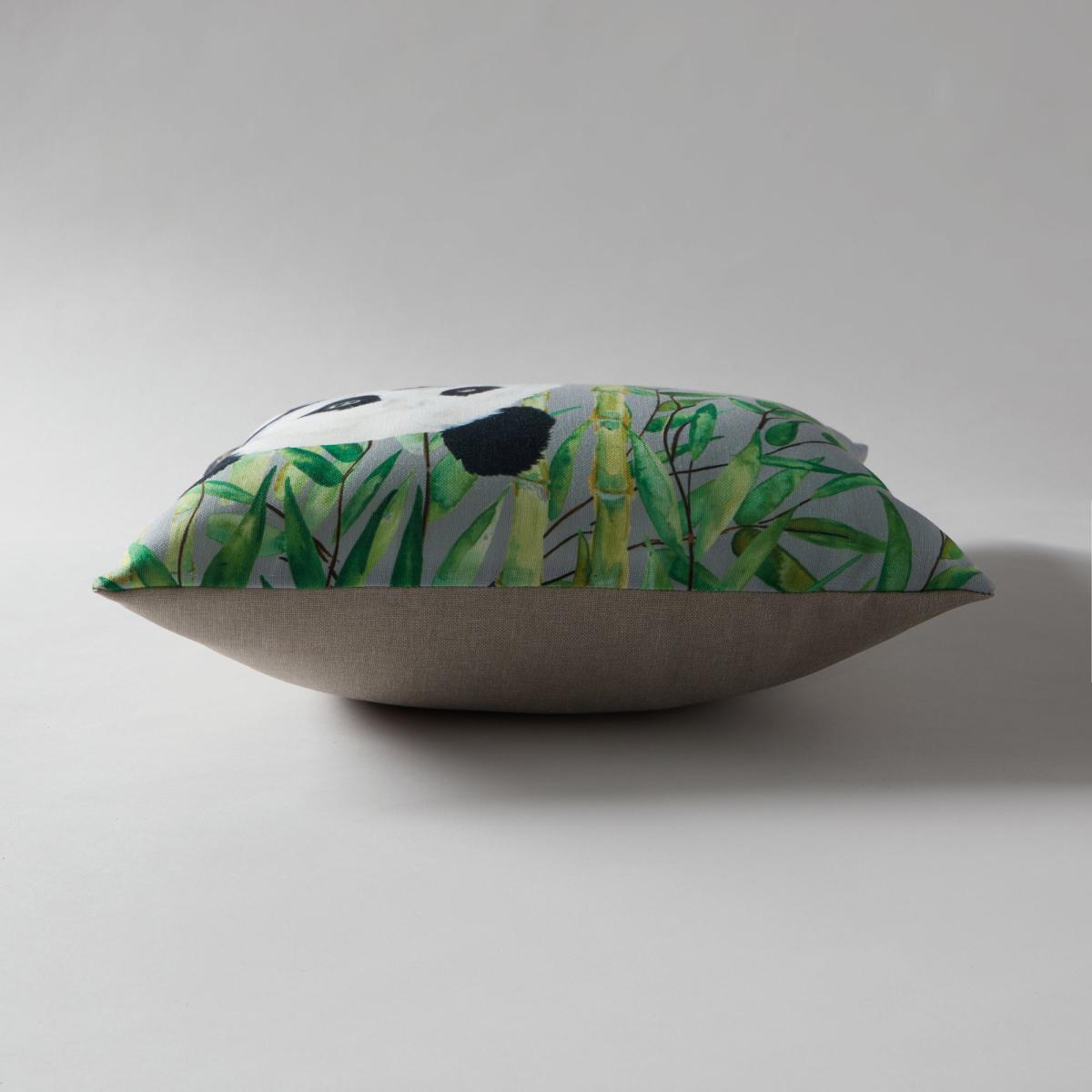 Panda Jungle Print Cushion MultiColoured – image 4