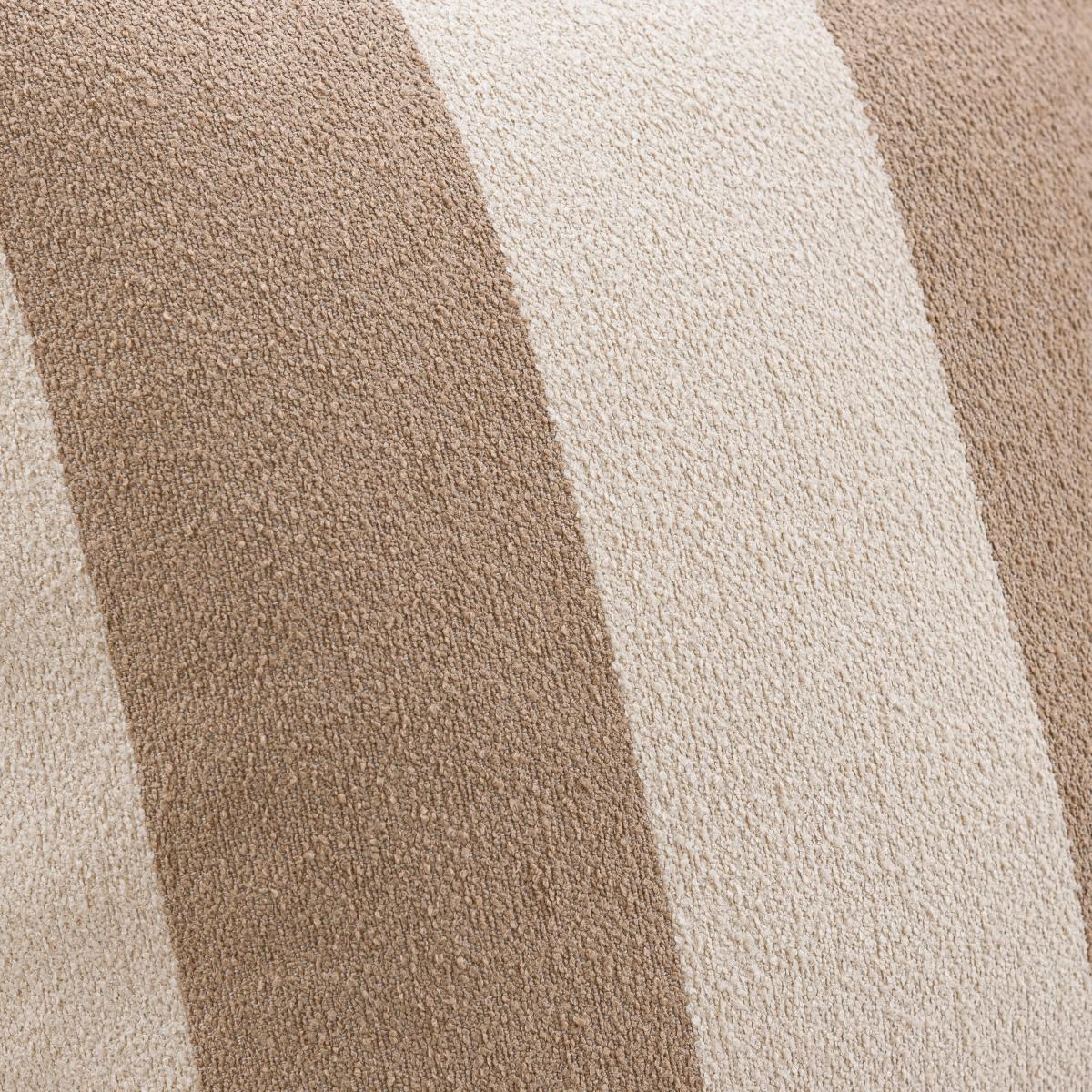 Boucle Stripe Square Cushion Natural – image 4