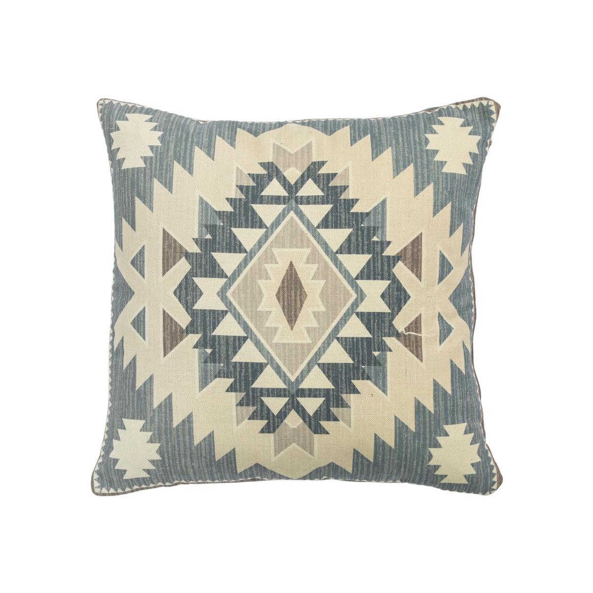 Simply Green Haiti Global Diamond Cushion Grey – image 1