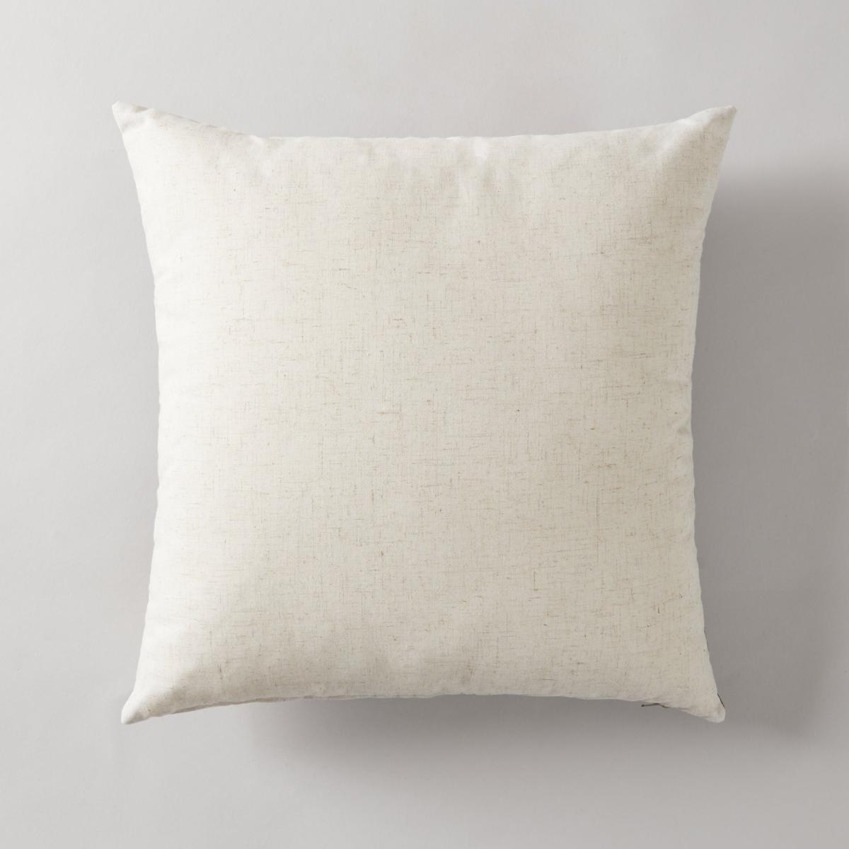 Bauhaus Style Multi-Coloured Cushion Purple, Yellow and Brown – image 4