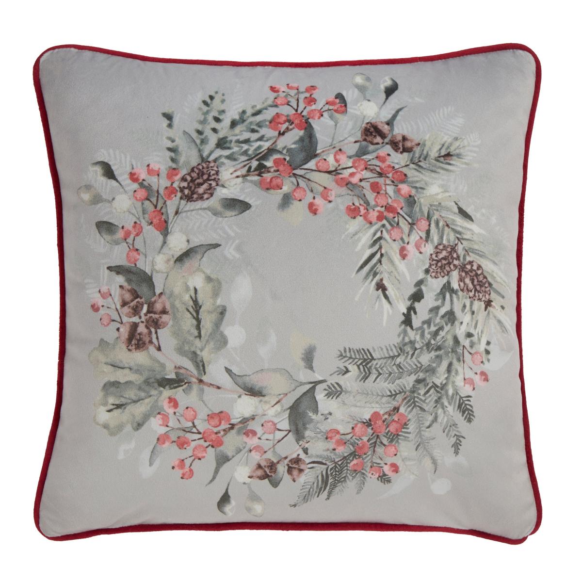 Winter Sprigs Square Cushion – image 2