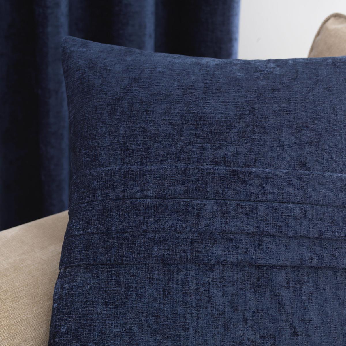 Chenille Pleat Cushion Taupe – image 2