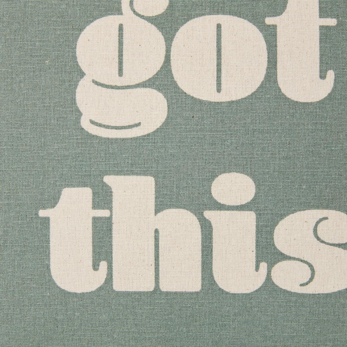 You Got This Printed Cushion Green – image 4