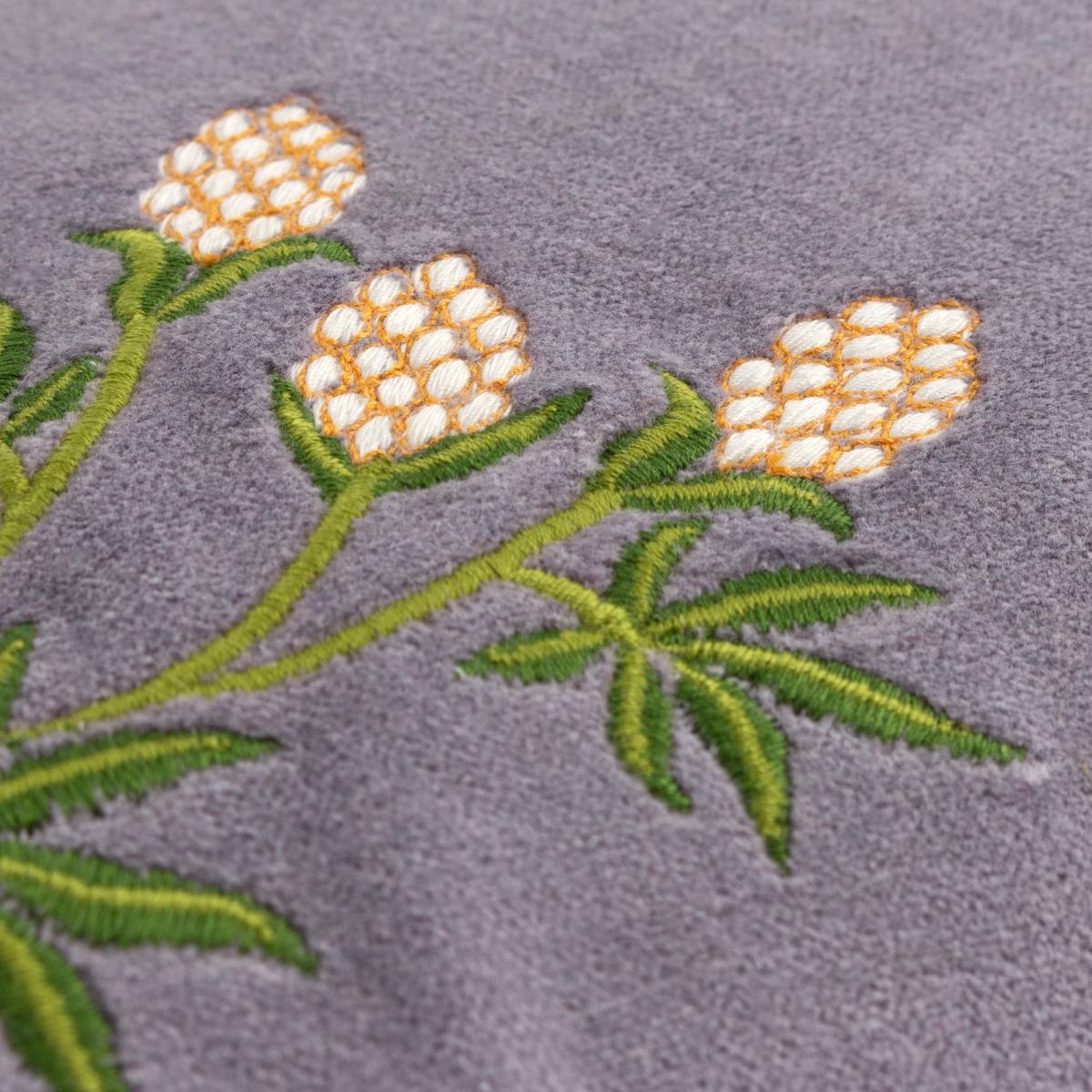 Furn. Hettie Cotton Square Cushion Lilac – image 4