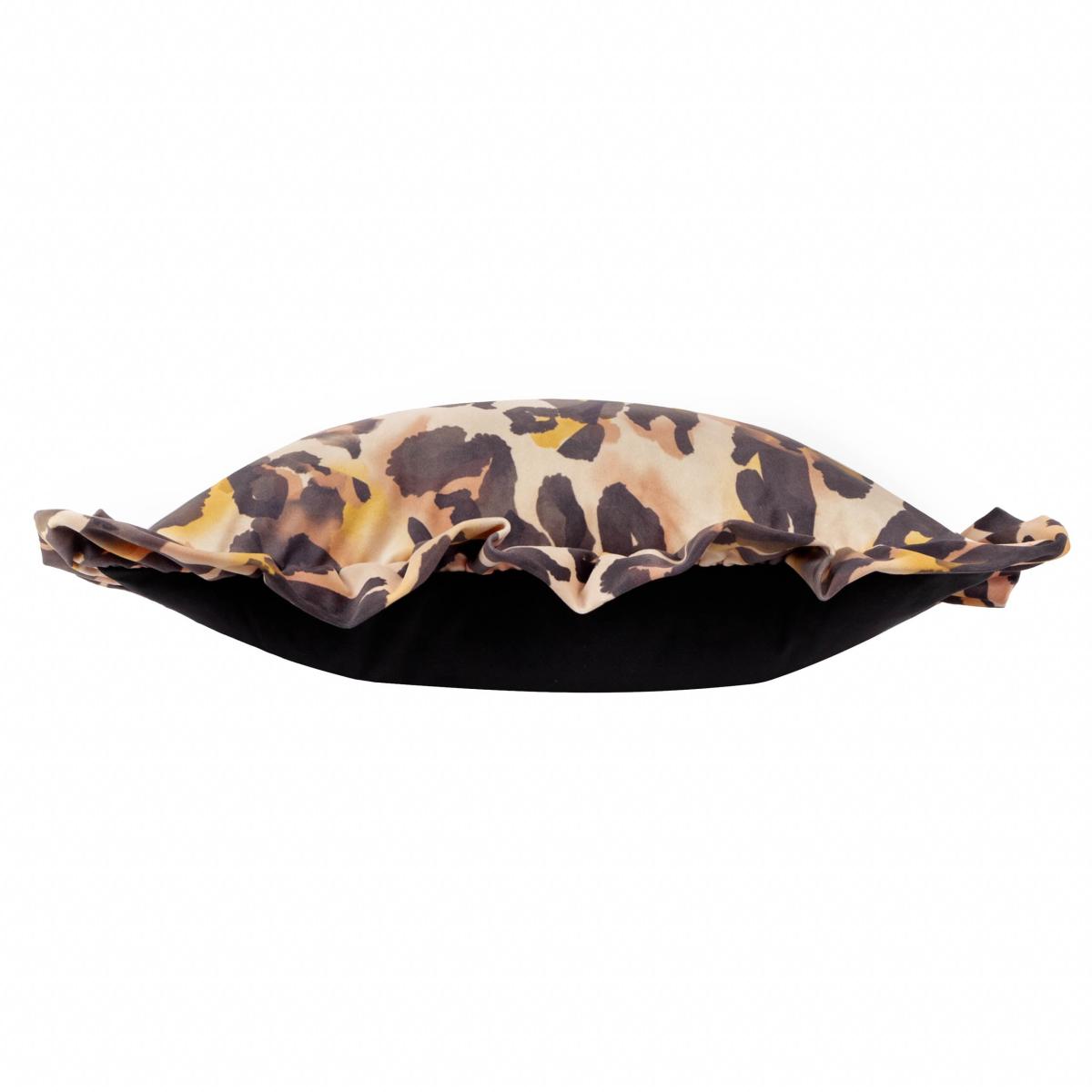 furn Leopard Ruffle Square Cushion – image 4