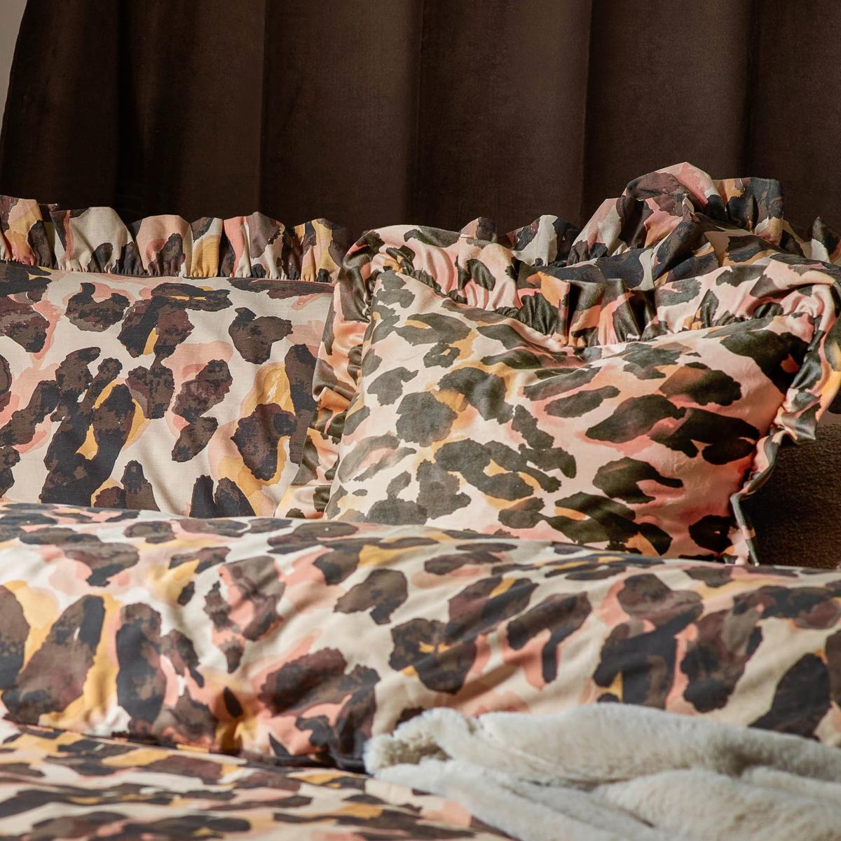 furn Leopard Ruffle Square Cushion – image 7