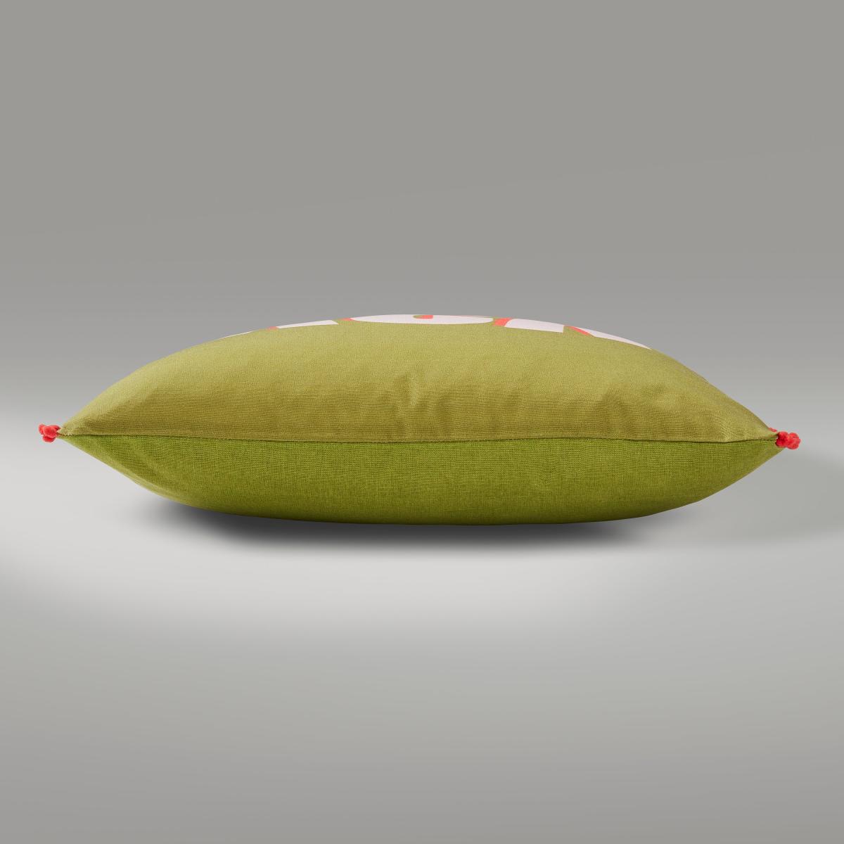 YAY Slogan Cushion Green/White – image 3