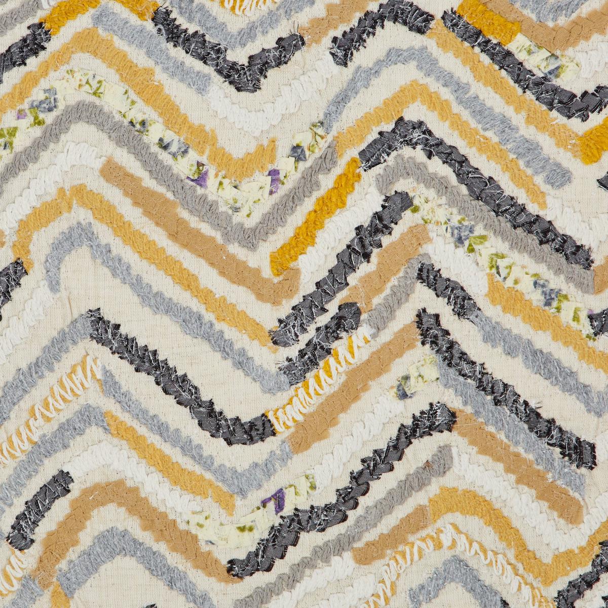 Tangier Embellished Ochre Cushion Yellow – image 2