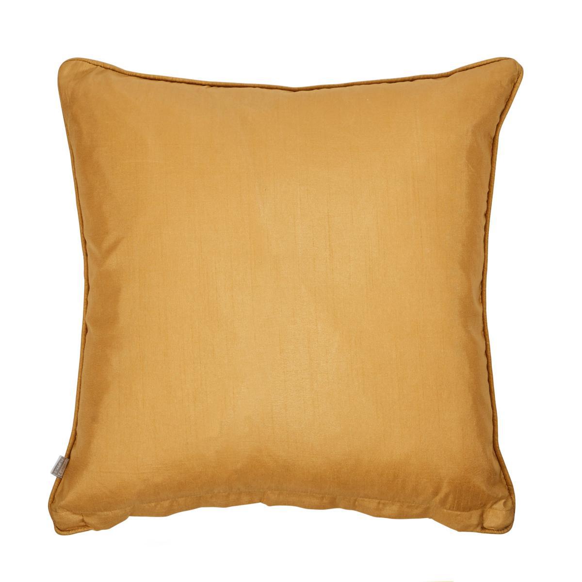 Tangier Embellished Ochre Cushion Yellow – image 4