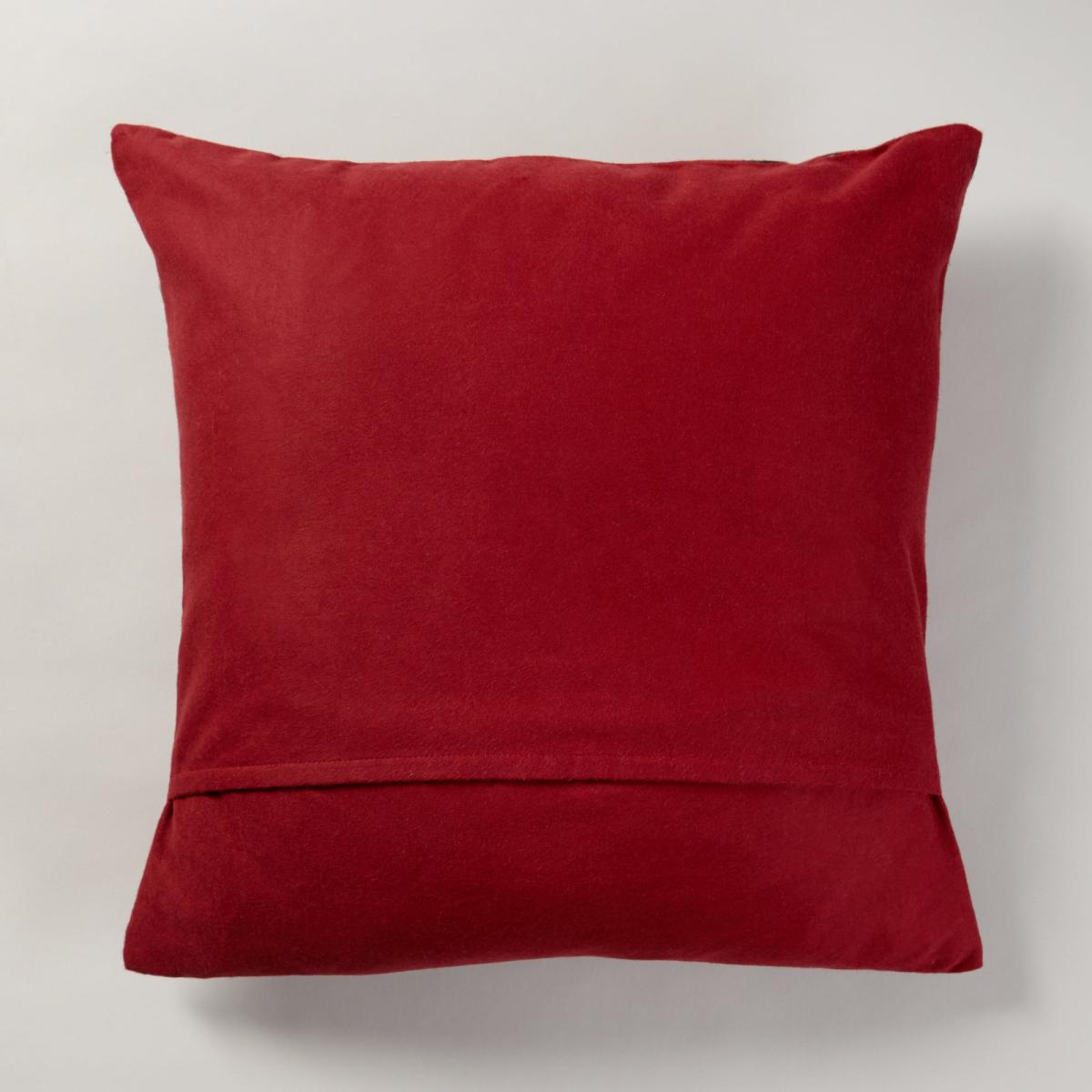 Highland Cow Brushed Cotton Cushion Burgundy – image 4