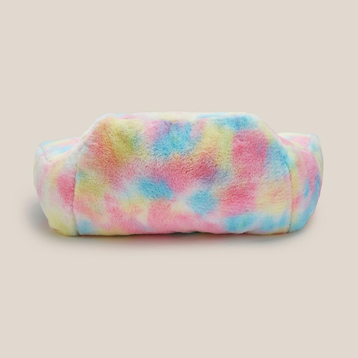 Rainbow Ombre Cuddle Cushion Pink/Blue/Yellow – image 4