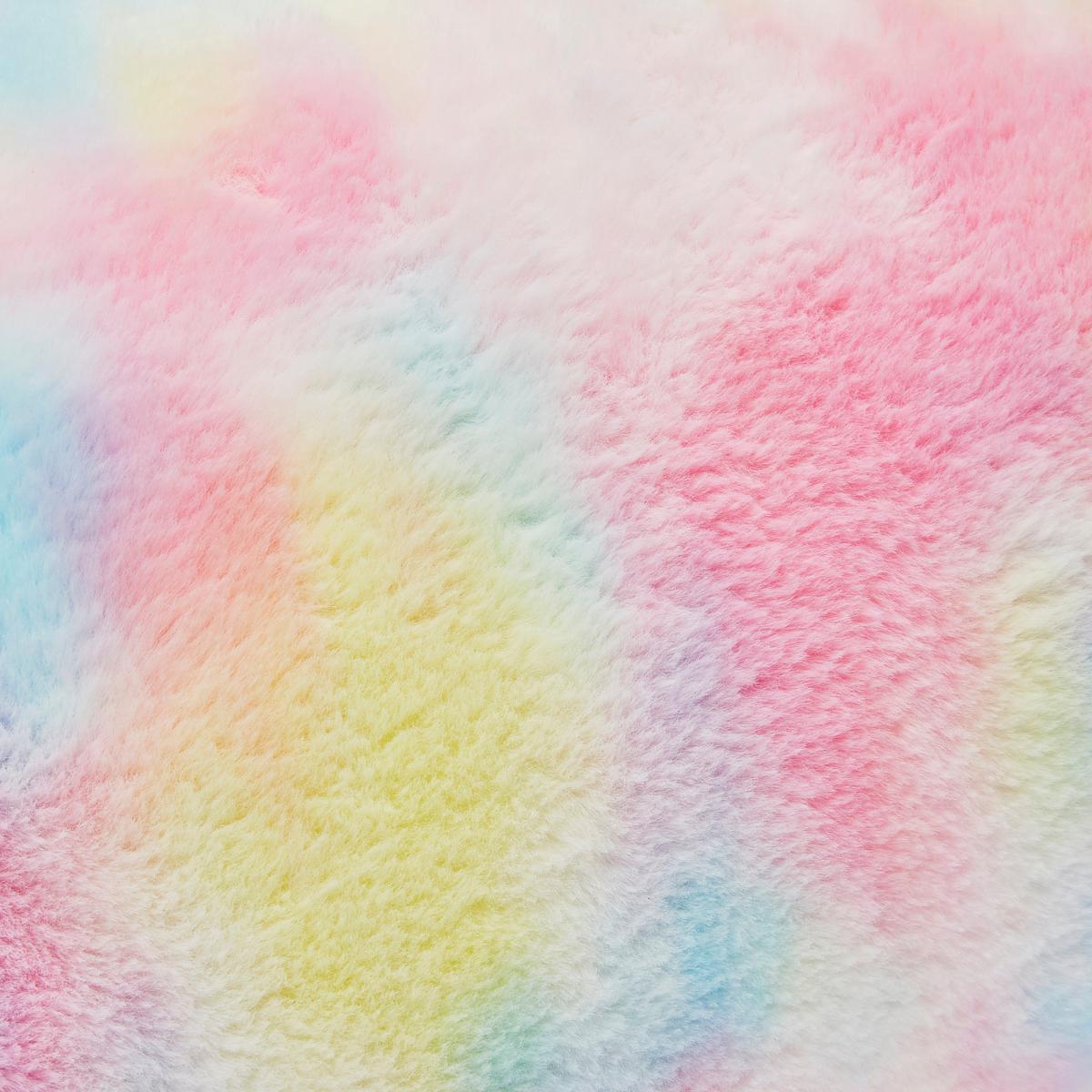 Rainbow Ombre Cuddle Cushion Pink/Blue/Yellow – image 5