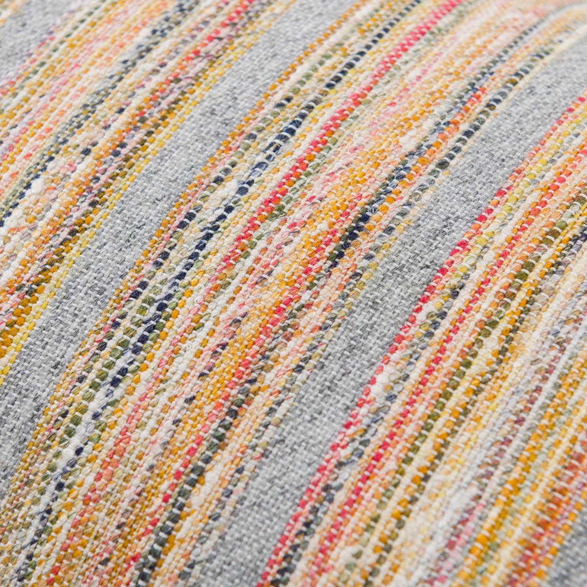 Woven Rainbow Cushion MultiColoured – image 2